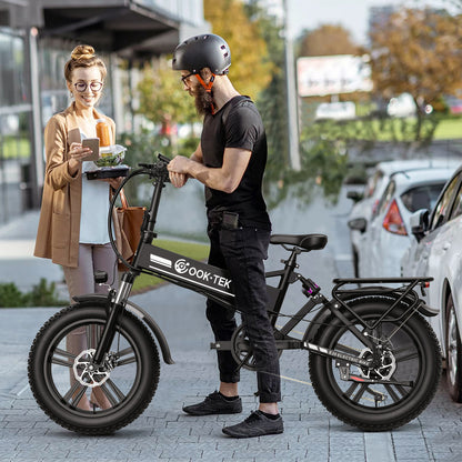 E20 Electric Bike – Foldable 20" Fat Tires, 1000W Power, 15AH Battery for Ultimate Convenience & Performance