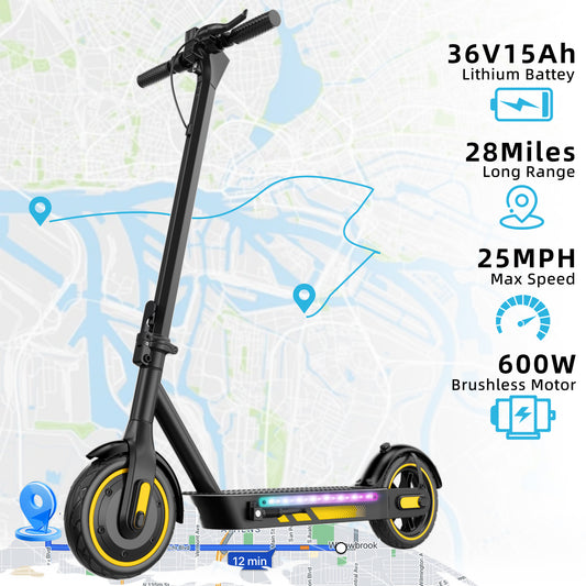 V10/V10pro Electric Scooter, 10.5/15AH Big Battery, 500/600W Motor, 10" Off Road Tire, Folding E Scooter for Adults