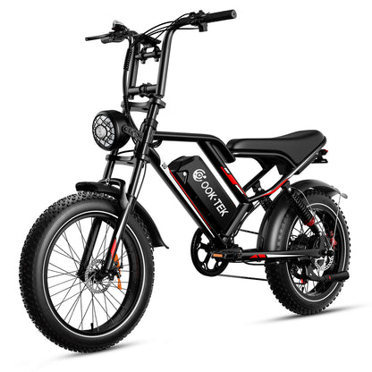 S8 Electric Bike – Unstoppable Power with 20" Fat Tires, Dual & Single Drive, 2000W Dual Motor, 1000W Single Motor, Available in Black & Brown