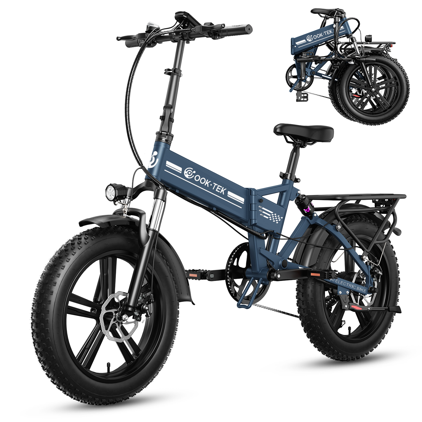 E20 Electric Bike – Foldable 20" Fat Tires, 1000W Power, 15AH Battery for Ultimate Convenience & Performance