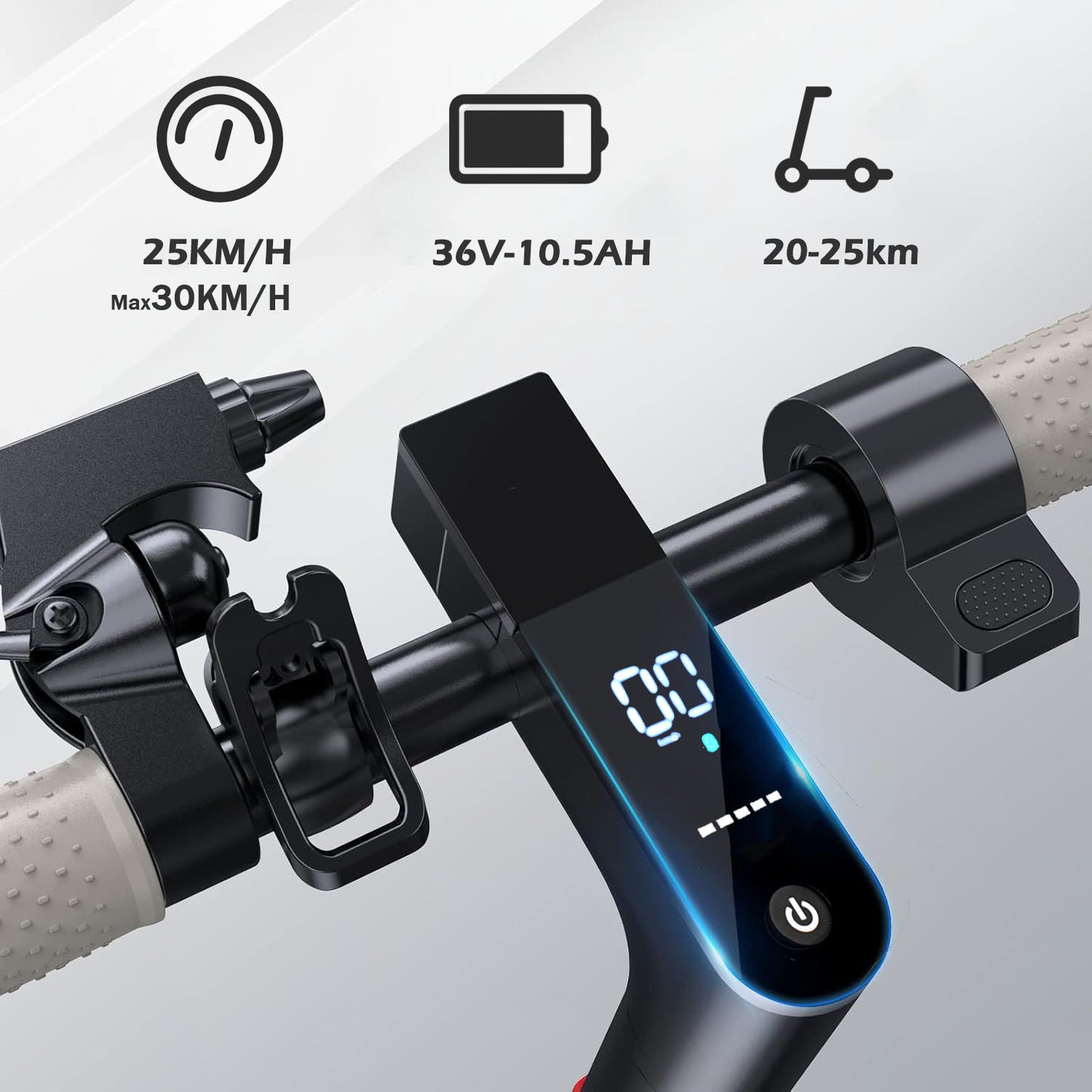 D8Pro Electric Scooter – Power, Speed & Style | 350W Motor, 10.5AH Battery, 30km/h Max Speed, 20-25km Range, Ideal for Young Commuters